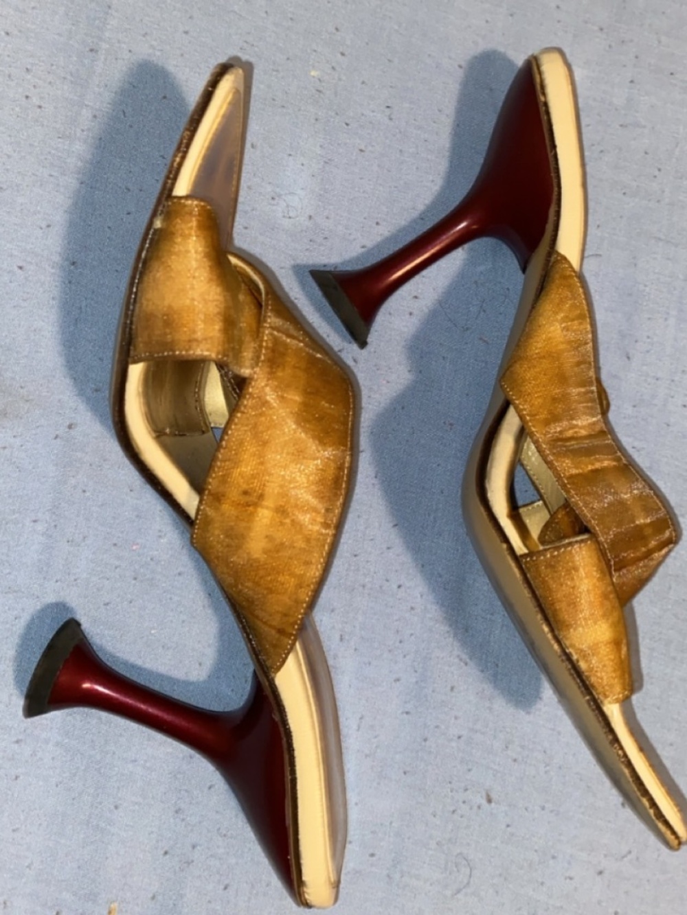 Criss Cross Strap Red Bottoms heels